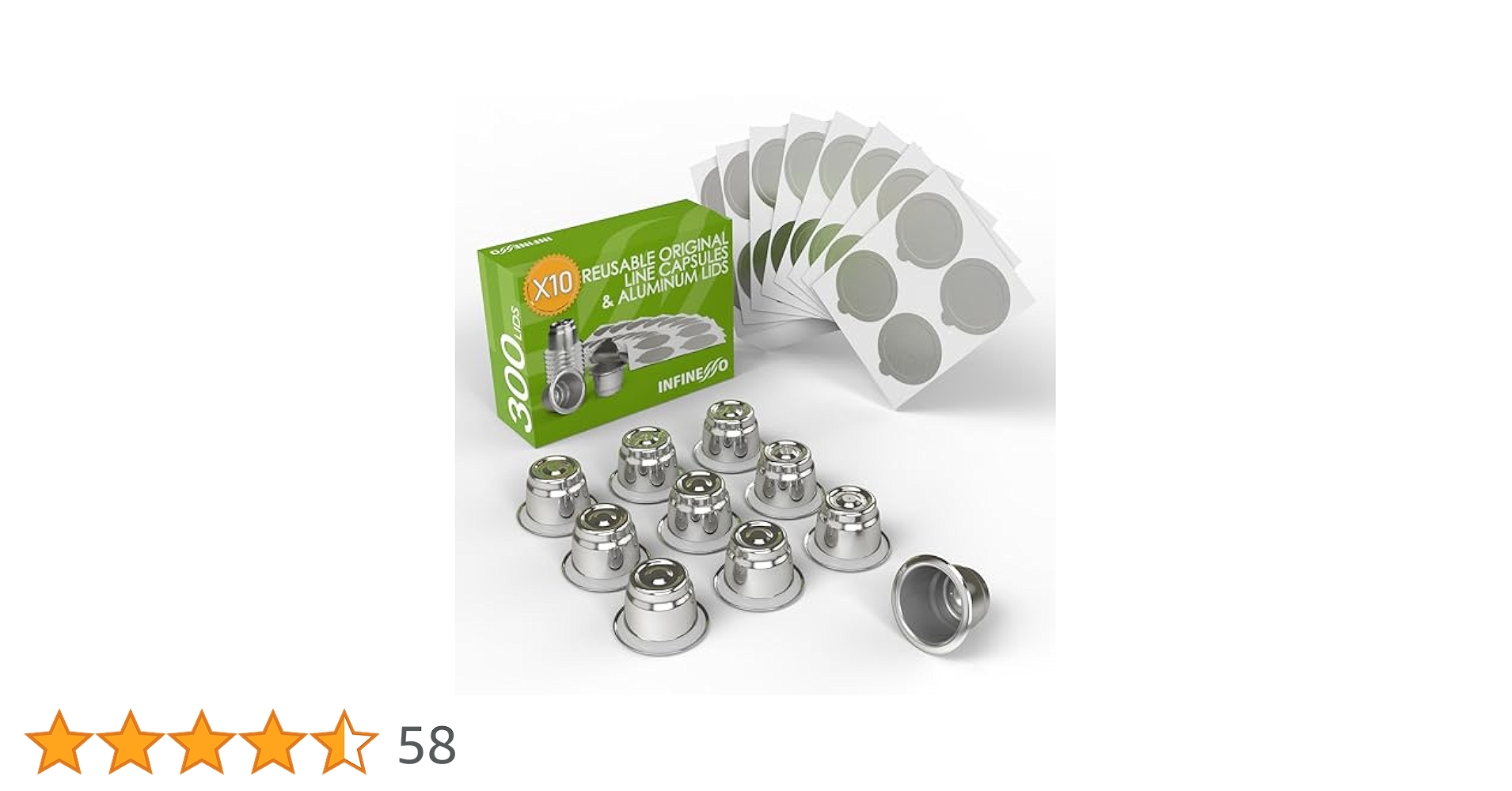 Amazon | Infinesso ネスプレッソオリジナルライン用再利用可能